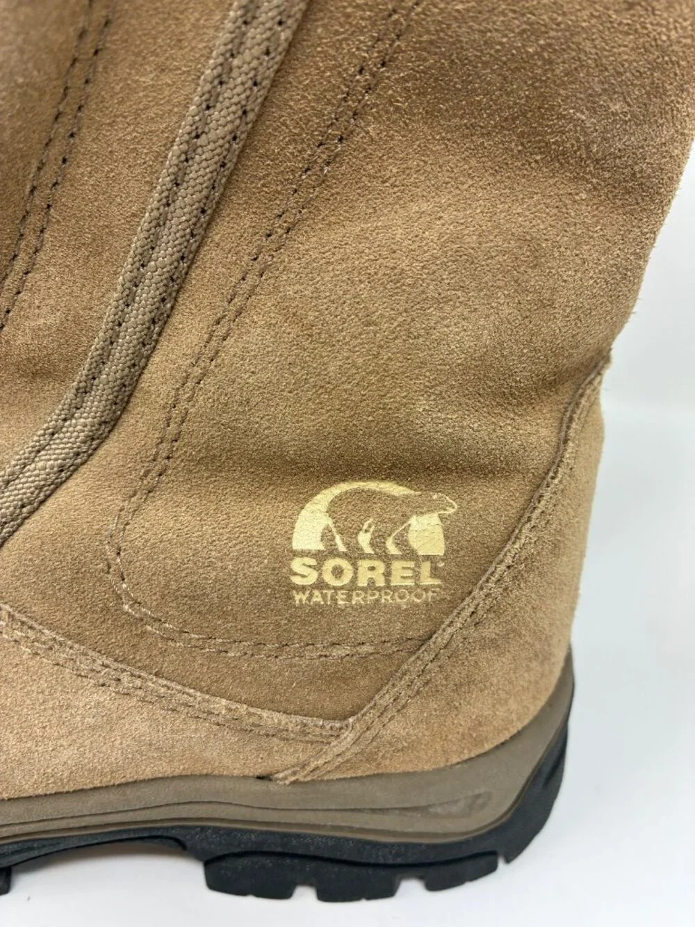Sorel Waterfall Womens Boots 6.5 Brown Suede Waterproof Thinsulate Winter Snow